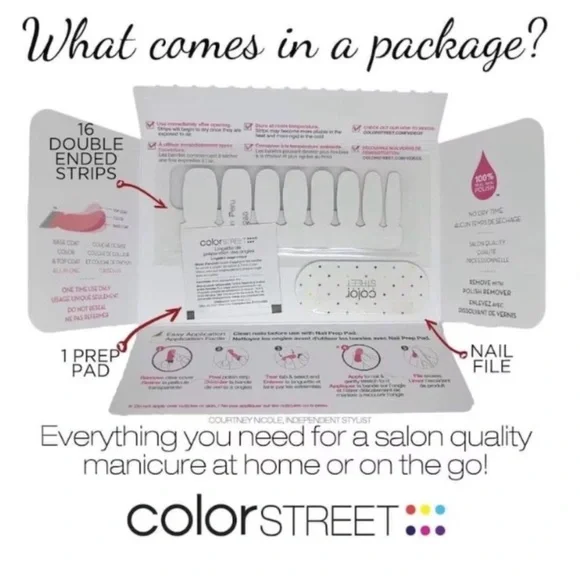 180. Color Street Nail Polish Strips - Hope Blooms - Picture 2 of 2